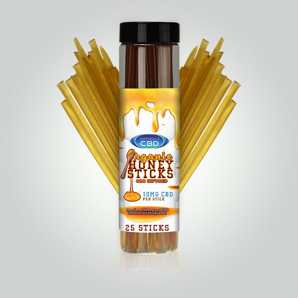 CBD 25 Honey Sticks 10mg per Stick