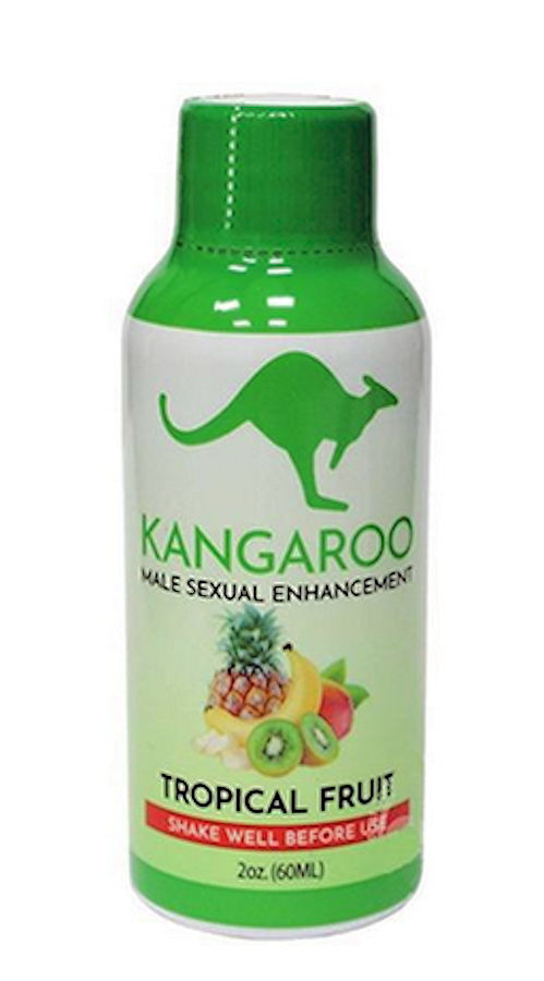 Kangaroo Green Male Sexual Enhancement Shot - Tropical Fruit 2oz