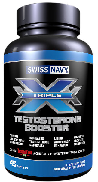 SWISS NAVY Testosterone Booster Triple X 45PC BOTTLE